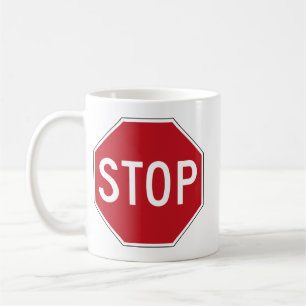 Mug Signe d'arrêt des Etats-Unis