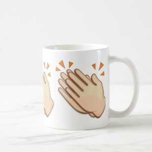 Mug Signe de applaudissement Emoji de mains