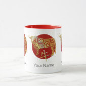 Mug Signe de constellation du zodiaque chinois du bœuf (Centre)