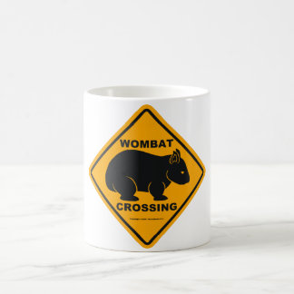 Mug Signe de croisement de wombat