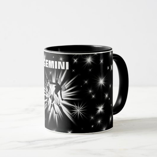 Mug Signe de Gemini (Devant droit)