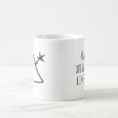 Mug Signe de Hobo : "Un homme armé vit ici." (Centre)