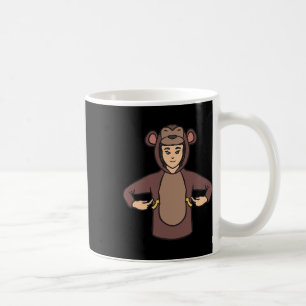 Mug Signe de la main en langue des signes pour singe S
