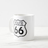 Mug Signe de l'itinéraire 66 (Devant gauche)
