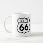 Mug Signe de l'itinéraire 66 (Gauche)