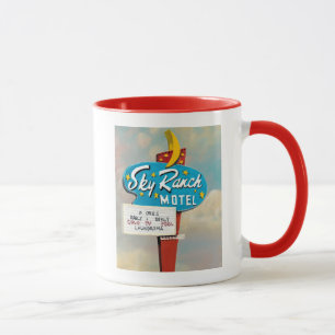 Mug Signe de motel de ranch de ciel