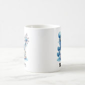 Mug SIGNE DE Noël Joyeux Snowman Bleu (Centre)