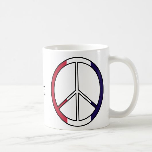 MUG SIGNE DE PAIX (Droite)