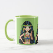 Mug Signe de paix de clignotant de trois grandes (Gauche)