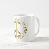 MUG SIGNE DE PAIX LOVE HANDS (Devant droit)