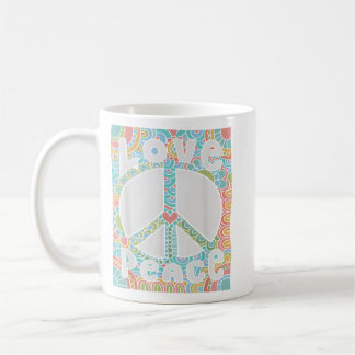 Mug SIGNE DE PAIX LOVE T Shirt 60s les années 70 Tie D