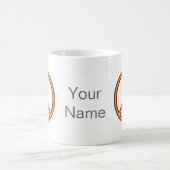 Mug Signe de paix orange (Centre)