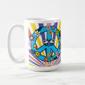 Mug Signe de paix rétro (Gauche)