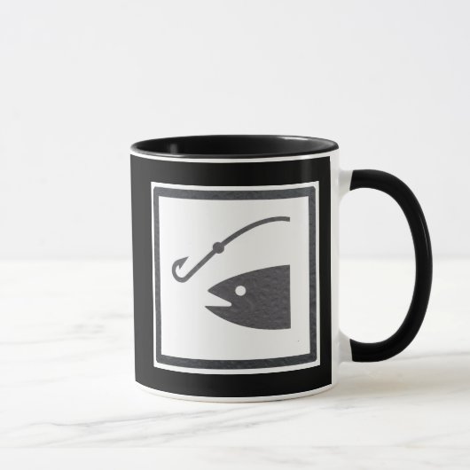 Mug Signe de pêche (Droite)