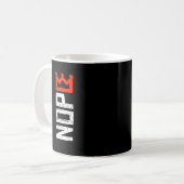 Mug Signe de protestation anti-rois Horizontal gras (Devant gauche)