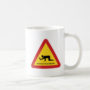MUG SIGNE DE TRAFIC DES PERSONNES BLANCHISES