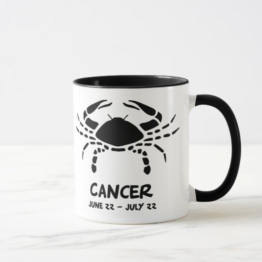 Mug Signe de zodiaque de Cancer (Droite)
