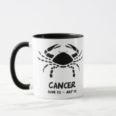 Mug Signe de zodiaque de Cancer (Gauche)