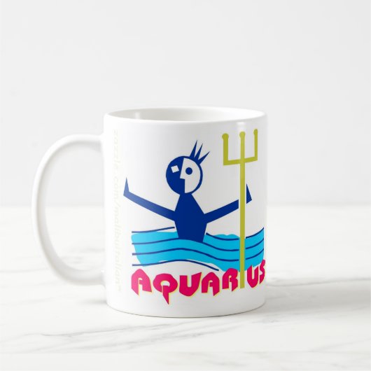 Mug Signe de zodiaque de Verseau (Gauche)