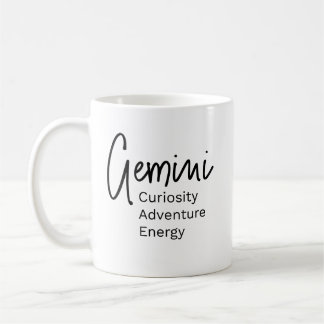 Mug signe de zodiaque Gemini traits positifs