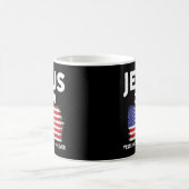 Mug Signe d'élection de Jésus 2020 États-Unis drapeau (Centre)