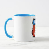 Mug Signe des USA 66 d'itinéraire de l'Arizona (Gauche)