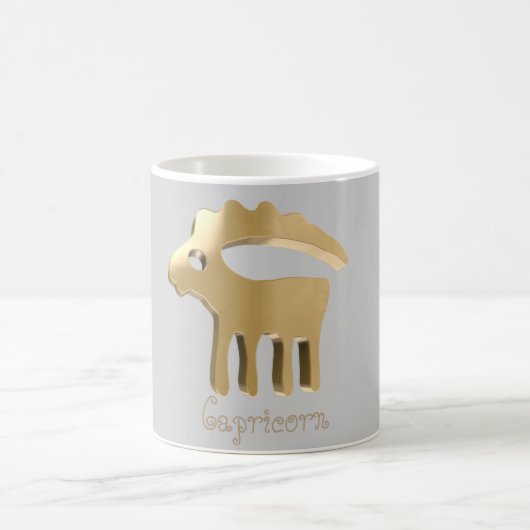 Mug Signe d'or de Capricorne (Centre)