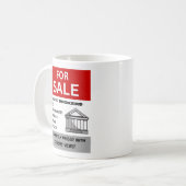 Mug Signe du vote de la Cour suprême pour la vente (Devant gauche)