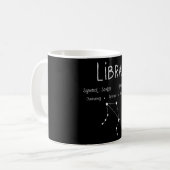 Mug Signe du zodiaque Balance Constellation Cadeau d'a (Devant gauche)