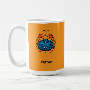 Mug Signe du zodiaque Cancer - Art Pop rétro crabe cél