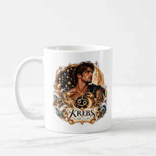 Mug Signe du zodiaque Cancer - Édition Or/Tasse pour h