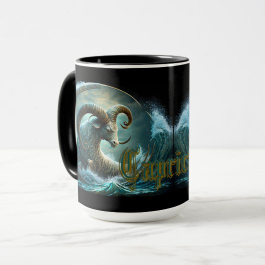Mug Signe du zodiaque Capricorne (Devant gauche)