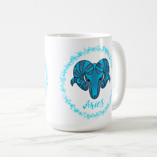 Mug signe du zodiaque Capricorne Bélier Bleu