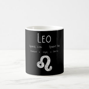 Mug Signe du zodiaque Lion Feu Astrologie Cadeau d'ann