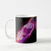 Mug Signe du zodiaque personnalisé Galaxy Aquarius (Gauche)