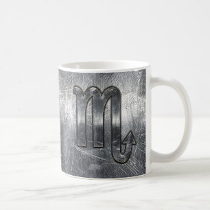 Mug Signe du zodiaque Scorpion Style Industriel Détres