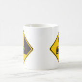 Mug Signe en baisse de route de zone de moutons (Centre)