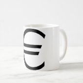 Mug Signe Euro (Devant droit)