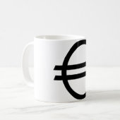 Mug Signe Euro (Devant gauche)