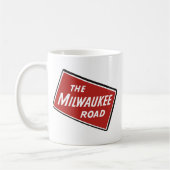 Mug Signe ferroviaire 2 de route de Milwaukee (Gauche)