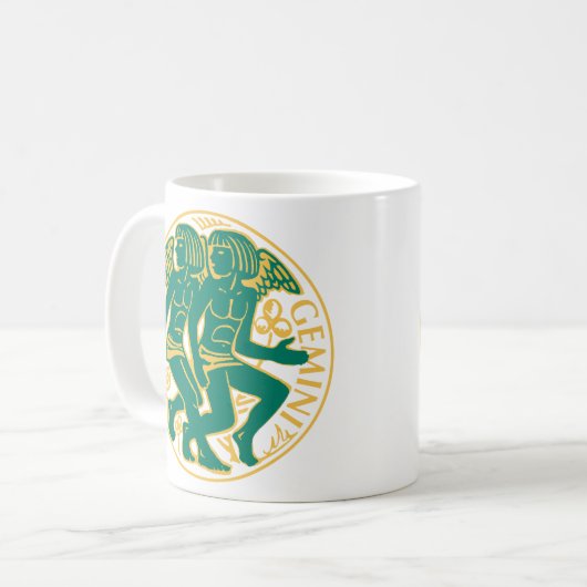 Mug Signe Gemini du Zodiac (Devant gauche)