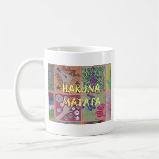 Mug Signe Hakuna Matata - Impression (Gauche)