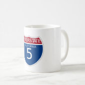Mug SIGNE INTERÉTAIRE DE Californie (Devant droit)