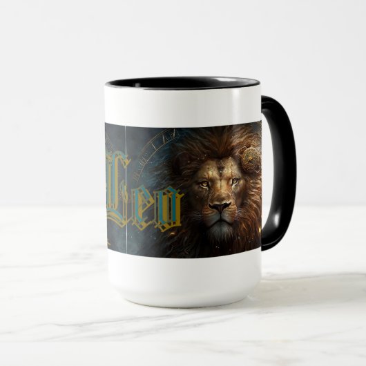 Mug SIGNE LÉO Zodiaque (Devant droit)