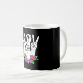Mug Signe main ASL de l'enseignant (Devant droit)
