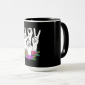 Mug Signe main ASL de l'enseignant (Devant droit)