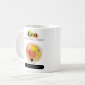 Mug Signe moderne Zodiac Leo Citation | Élément incend (Devant gauche)