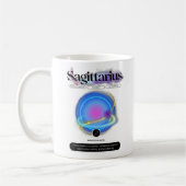 Mug Signe moderne Zodiac Sagittarius Citation Élément  (Gauche)