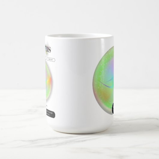 Mug Signe moderne Zodiac Taurus Citation Élément Terre (Centre)