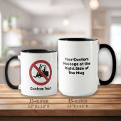 Mug Signe Pas De Levage De Fourche